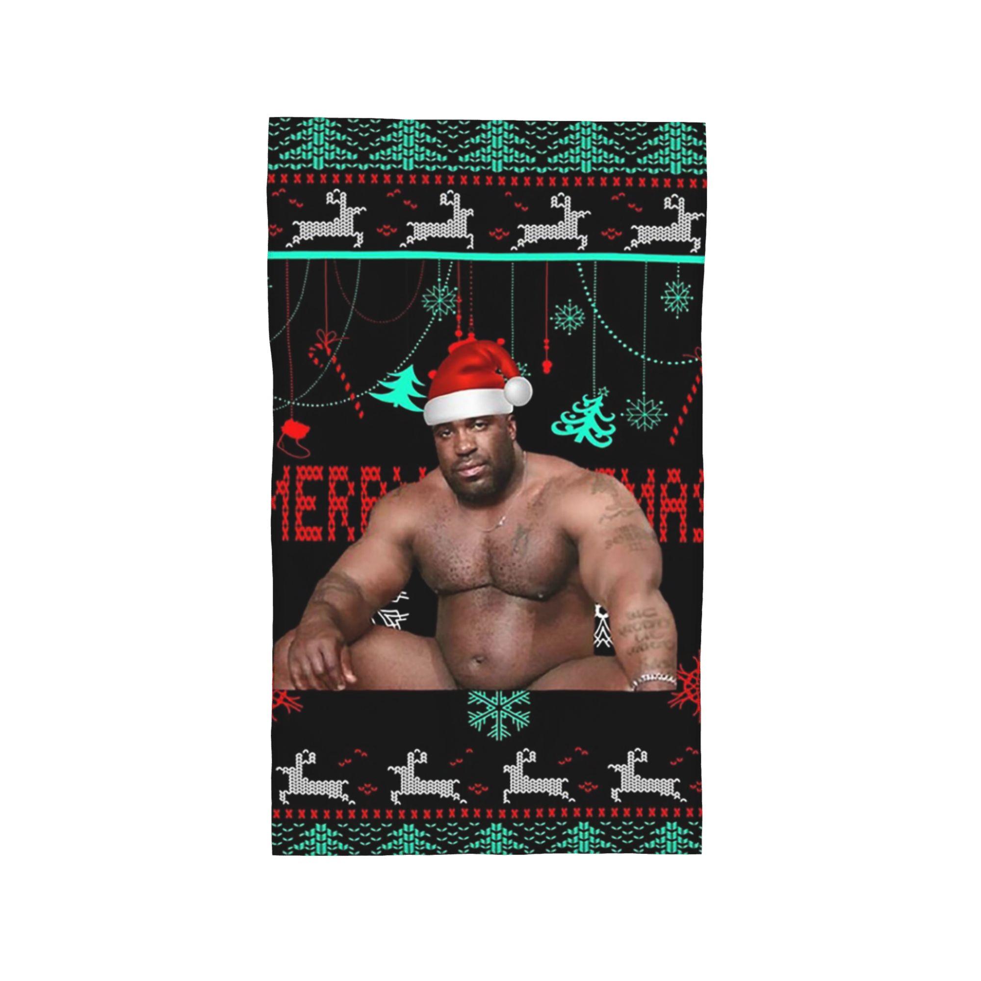 

Barry Wood Christmas Soft Face Towel Quick Dry Pool Bath Cotton Towels Absorbent W30*H60(CM)