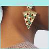 Trendy Alloy Geometric Earrings For Women Modern Chic Dangle Studs Jewelry