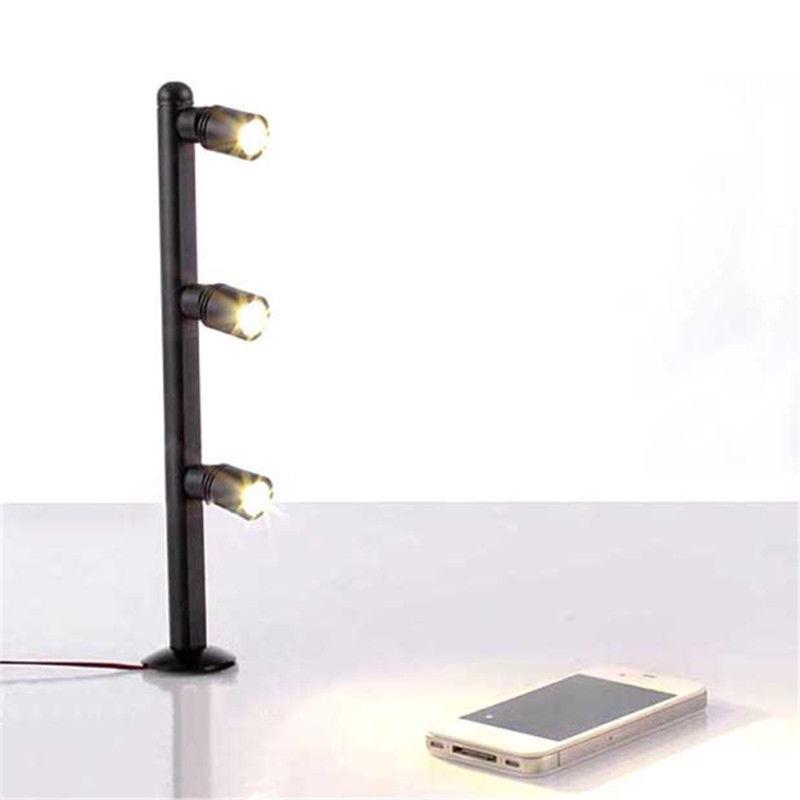 hot! 2W 3W Jewelry Display Showcase LED Upright Pole Light Shop Desk Make-up Spot Lamp