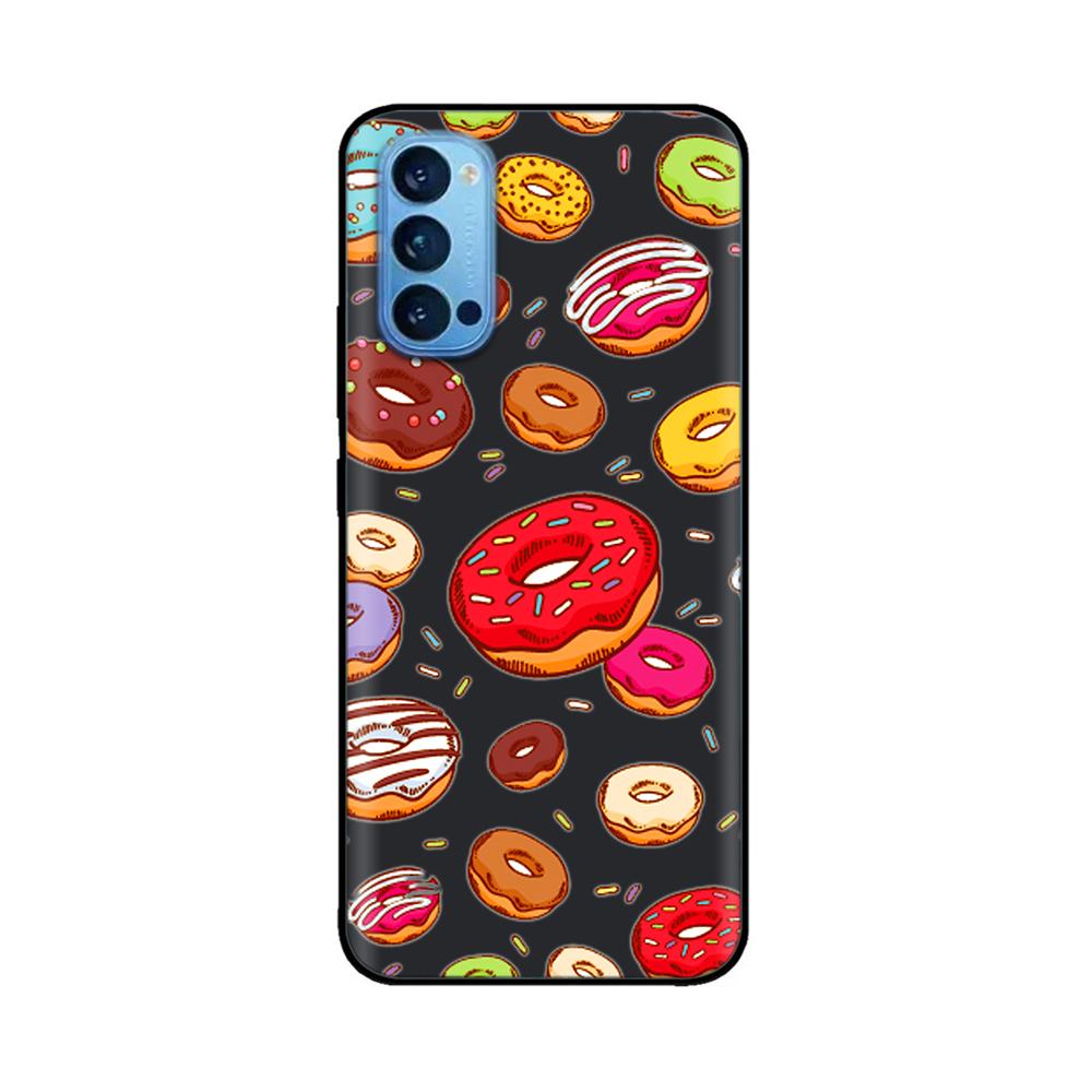 For Oppo Reno4 Pro 5G Case Soft TPU Black Silicone Phone Back Cover for OPPO Reno 4 Reno4 Pro 5G 4G Case Funda Coque Bumper Capa