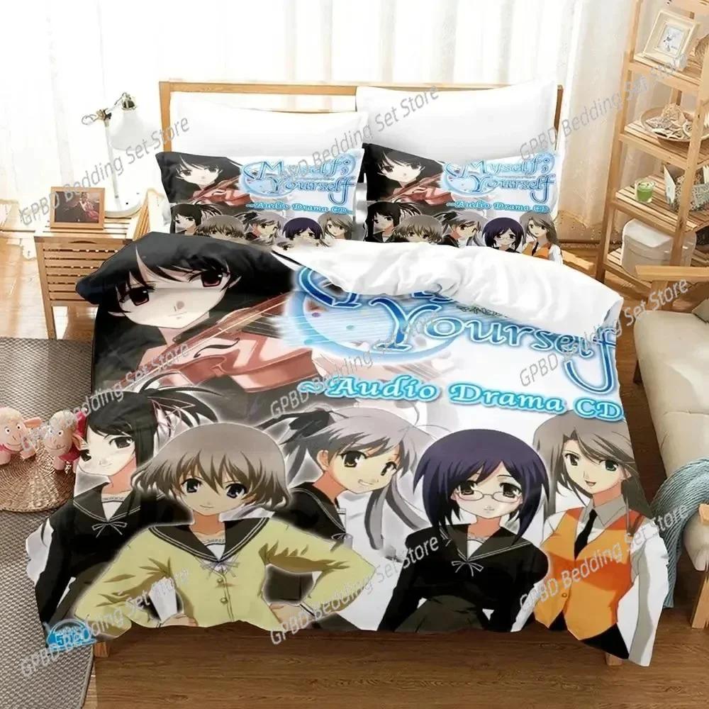 3D Print Anime Myself Yourself Bedding Set Bedroom Soft Modern Bedspreads Comefortable Duvet Cover Quilt Cover And Pillowcase