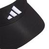 Adidas Golf Golf Visor with Side Logo, White/Green Sparkle