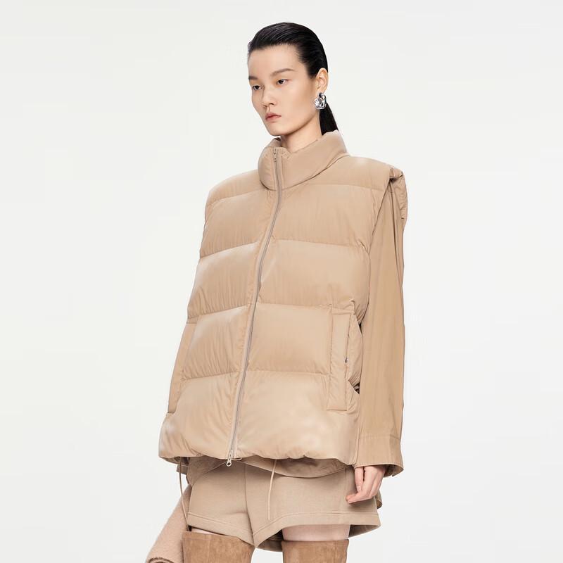 

JNBY Women s 2024 Autumn Sleeveless Stand-Up Collar Down Vest M