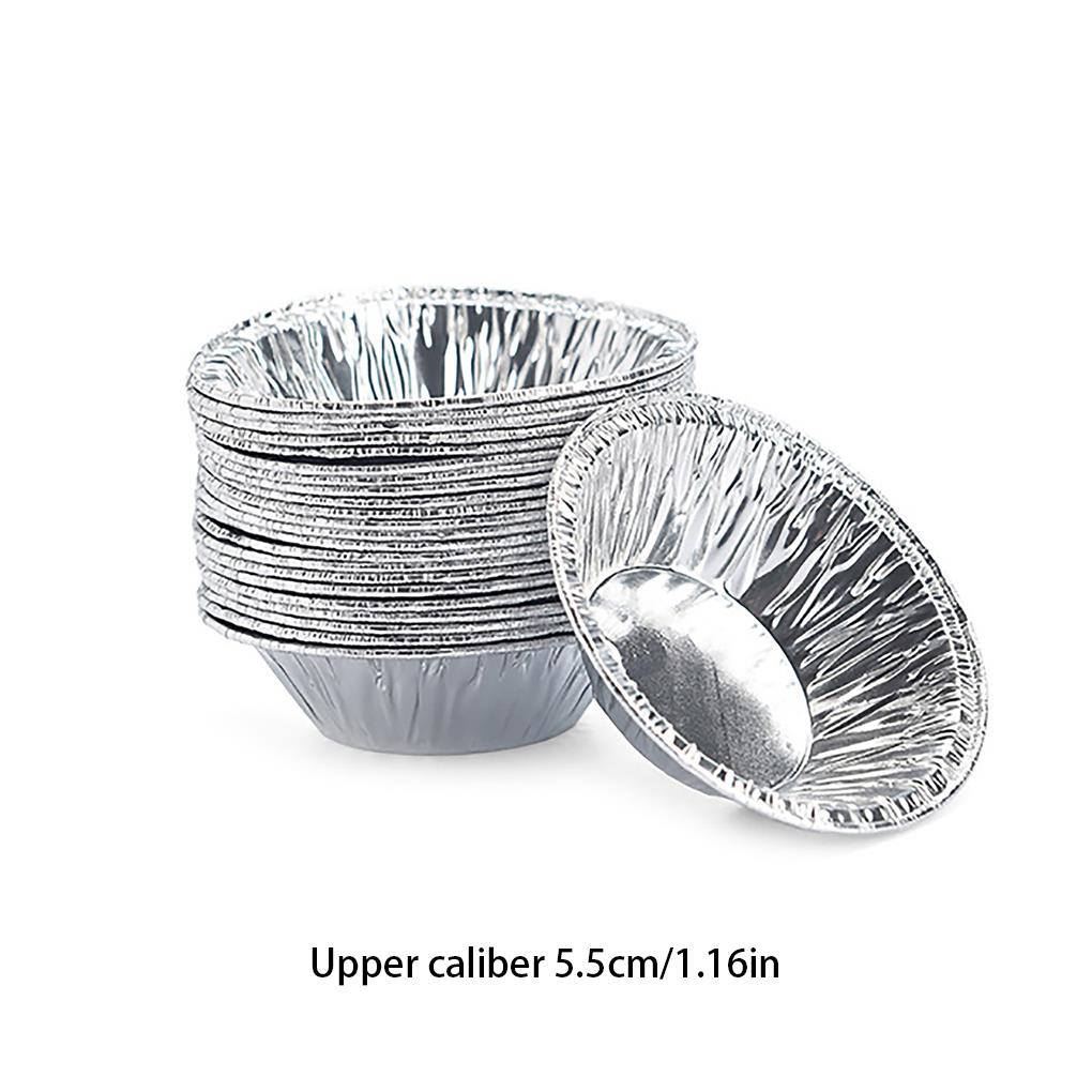 250 Pieces Cupcake Cup Molds Aluminum Foil Disposable Egg Tart Mold DIY Craft Multipurpose Light-weight Muffin Moulds Shop