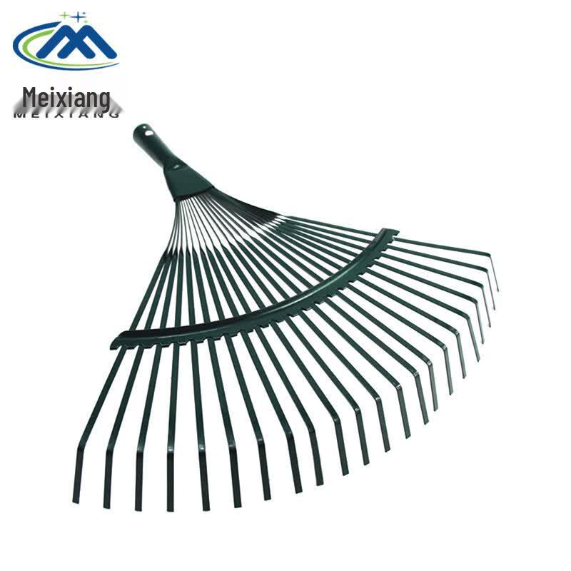 Meixiang 22-Tine Steel Wire Garden Rake Head