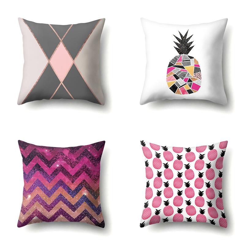 Polyester Pillowcase Automobile Decoration Home Printed Pillowcase