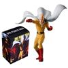 Figura de Anime ONE PUNCH-MAN Saitama em Pose de Luta de 14CM Brinquedo Periférico de PVC Colecionável Escultura Pequena Decoração de Mesa