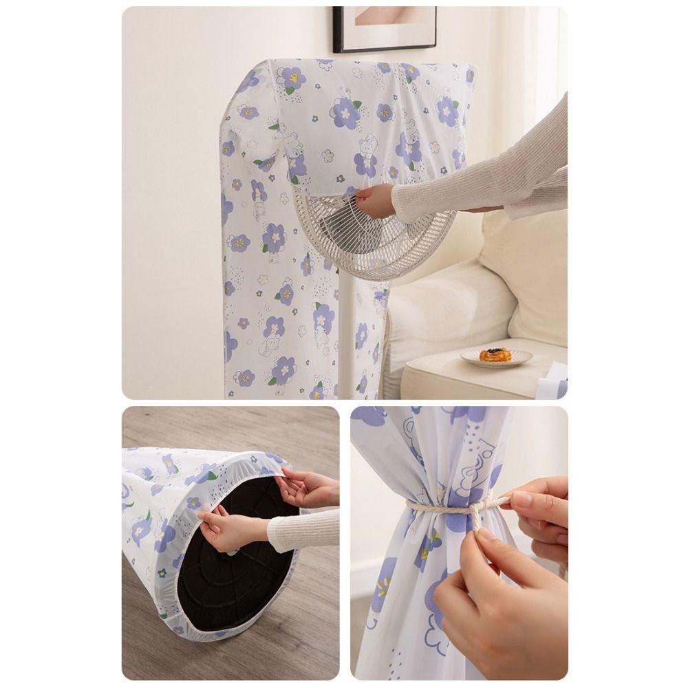 Waterproof Electric Fan Dustproof Cover Full Protection Fan Sleeve Reuseable Floor Fan Cover