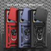 KEYSION Shockproof Armor Case for Infinix GT 20 Pro 5G Slide Camera Lens Protection Ring Stand Phone Cover for Infinix GT 20 Pro