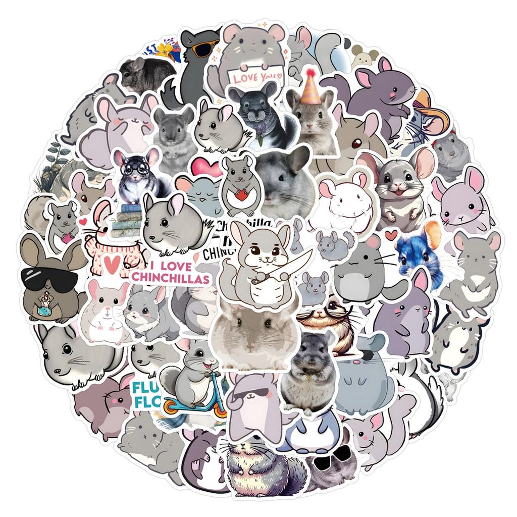 110pcs Suitcase Stickers Waterproof Stickers Scooter Computer Tablet Cartoon Decoration