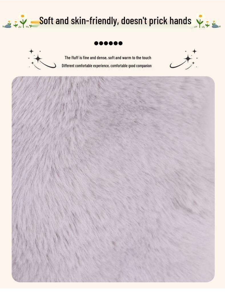 Husă de Pernă Luxoasă din Pluș pentru Fereastră Golfului, Canapea, Sufragerie și Noptieră