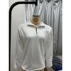 Herren Outdoor T-Shirt mit Reißverschlusstasche, einfarbig, Stehkragen, langen Ärmeln