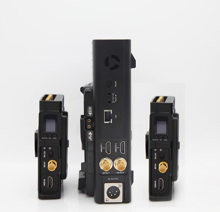 8-Vision Wireless HD Video Transmitter with 700m Range, Dual Receiver Support, and Tablet-Compatible Live Streaming for Camera Audio