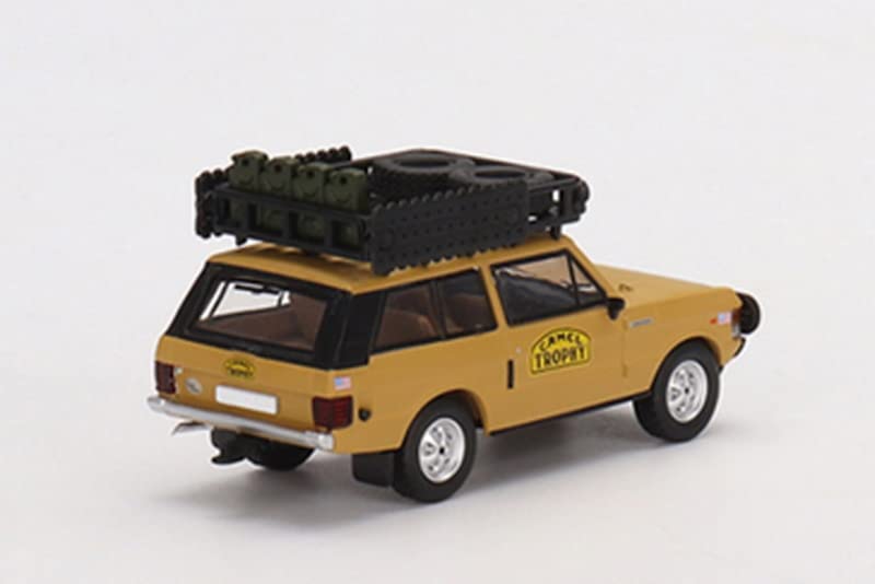 TrueScale Miniatures MINI GT Scale Range Rover 1982 Camel Trophy Papua New Guinea Team USA Completed Model 1/64 (Left-Hand Drive)