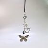 Cute Y2K Phone Charms Sweet Girl Butterfly Phone Pendant Bowknot Phone Lanyard Trendy Backpack Ornament