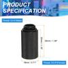 Uxcell 6pcs Water Cooling Adapter G14" Thread Female To Male 1.18" Column Length Mini Compression Fitting Copper Extender Fitting with O-ring for