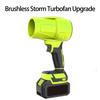 High Speed Blower Double Battery System 110V Brushless Motor Solid Aluminum Alloy Portable For Home Workshop