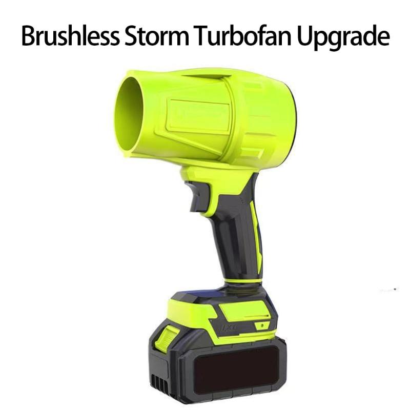 High Speed Blower Double Battery System 110V Brushless Motor Solid Aluminum Alloy Portable For Home Workshop