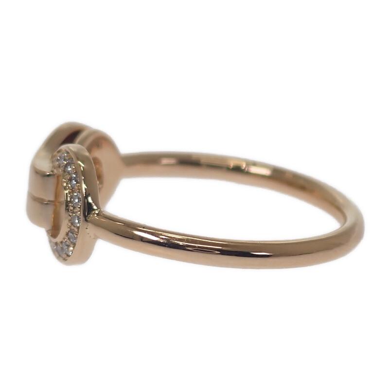 Cartier B4209348 #8(JP Size) Ring K18 Pink Gold/diamond Women