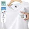 JEANSWEST LIFE Мужская хлопковая футболка с длинным рукавом и круглым вырезом