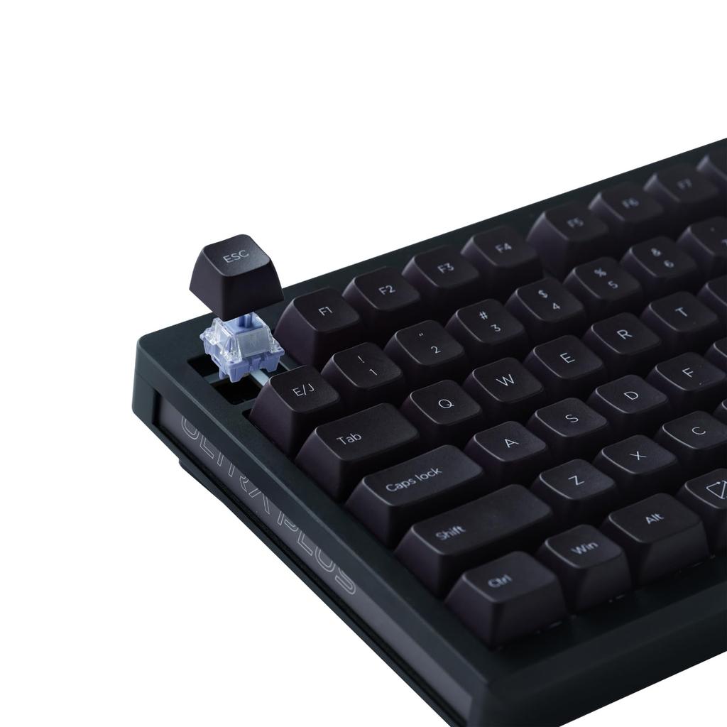 Princeton ULTRA PLUS UP Trigger Compatible Gaming Keyboard with Rapid Triggers, 75% Magnetic Non-Contact Switches, Wired, SOCD Function, CNC Full Alum