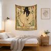 Colorful Astrology Tapestry with Sun Stars and Moon Wall Hanging Decor for Bedroom and Living Room Headboard Wall Decoration