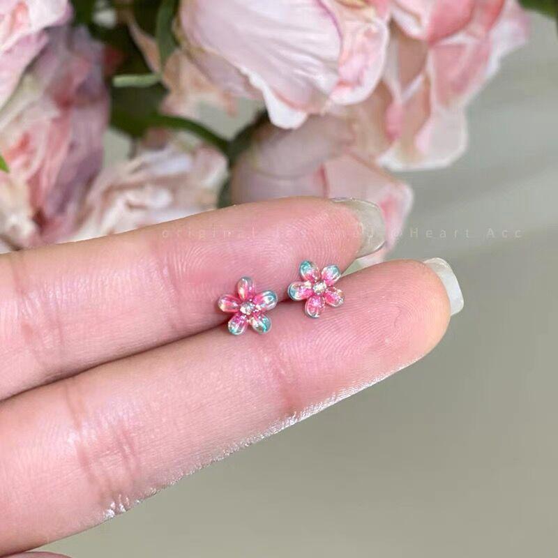 Cercei Ciucuri Floare Golă Acul de Argint Modă Personalitate Vânt Rece Cercei Lungi Temperament Cercei Avansați