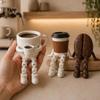 Articulated Coffee Figures Cute Coffee Cup Coffee Bean Desk Decor Fidget Toys For Coffee Lovers Home Office Ornaments