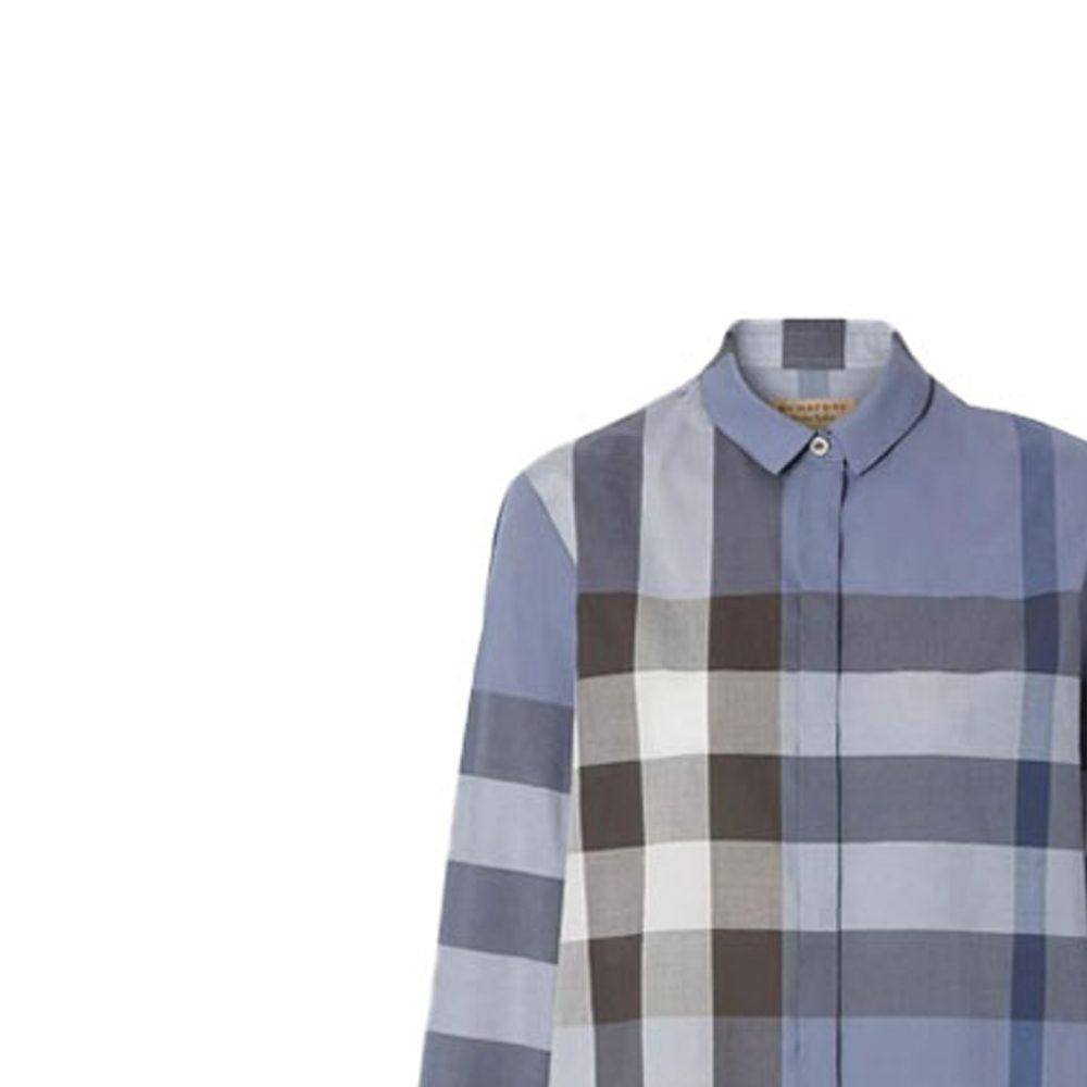 Burberry Shirt Women's Dark Sky Blue 80088151