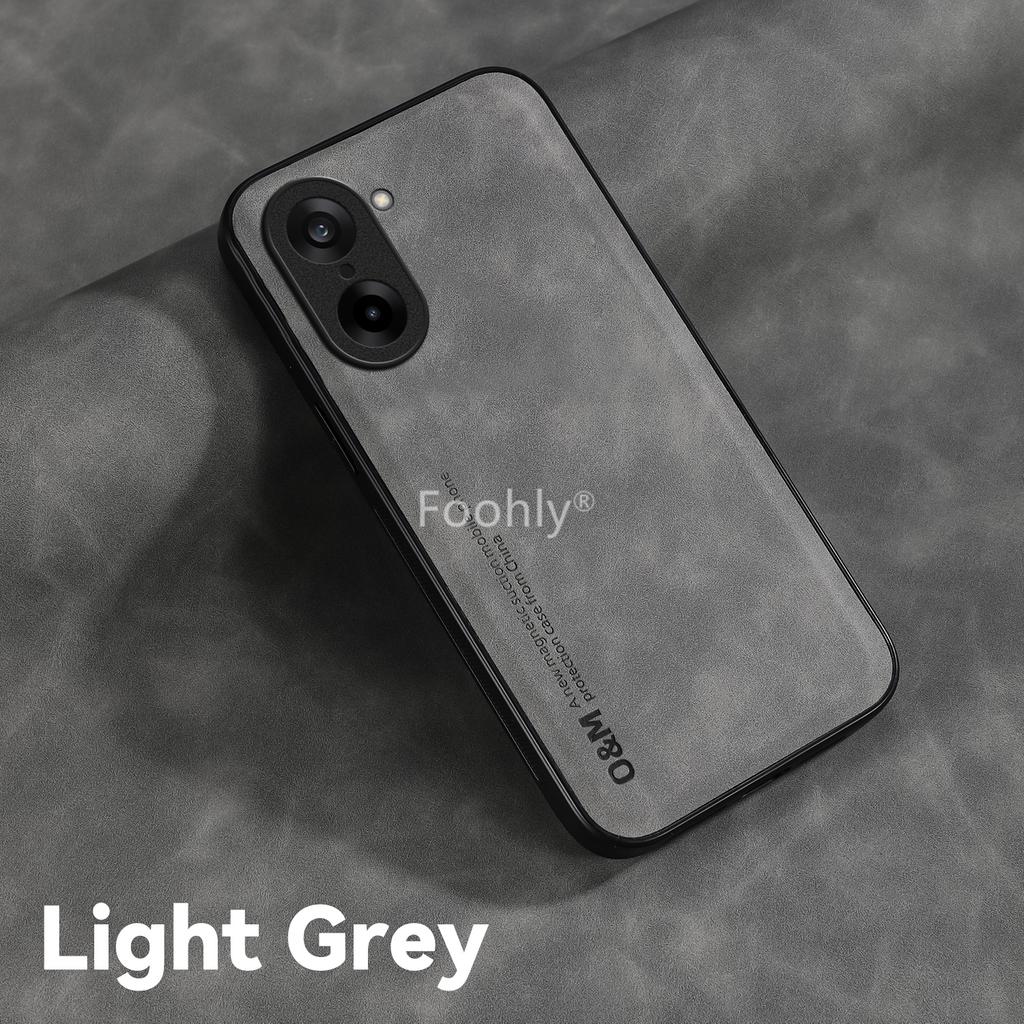 Nubuck Leather Magnetic Case for OnePlus Nord CE 5 CE5 5G Protective Cover Shockproof Back Shell Coque Capa Fundas