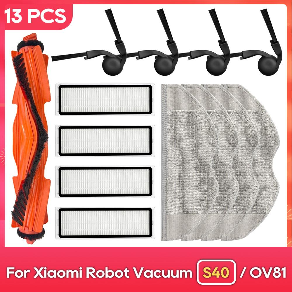 Fit For ( Xiaomi Robot Vacuum S40 / OV81 ) Accessories Main Side Brush Mop Filter Replacement Spare Parts