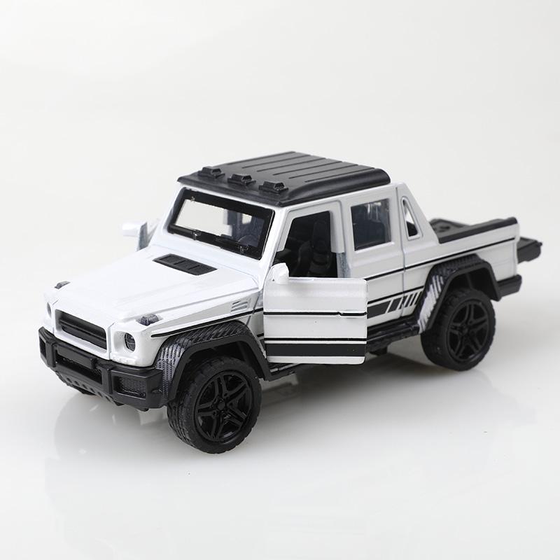 (bagged)1:36 Alloy Ben Car Model Simulation Off-road Vehicle Pull Back Car Ornaments Collection Toys For Boy Children