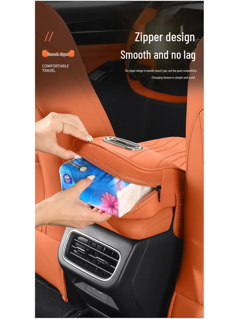 Armlehnenpolster & Taschentuchbox für Peugeot 508, 308, 2008, 3008 und 4008 Mittelkonsole.