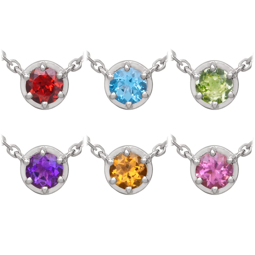 

Sanrio Characters My Melody Necklace Happyclover My Selectable Colored Stone Silver Accessory Sanrio Goods Present Gift [U-Treasure] & Color(My
