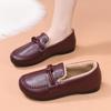 Autumn/Winter 2024 Soft Leather Slip-On Moccasins for Women