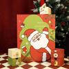 Christmas Advent Box 24-Grid Fillable Folding Christmas Advent Boxes 2025 Decorative Party Favors For Treat Candy Chocolate