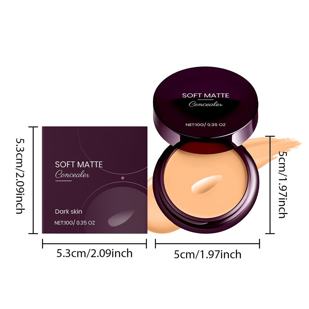 Waterproof Concealer, Full Coverage Women's Daily Makeup Hydrating Cream Weakens Pores And Leaves No Base Makeup Concealer