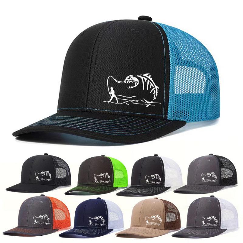 Baseball Geventileerd Ademend Luchtgaas Bedrukt Zomer Visserijpet Trucker Gebogen Micro Richardson Modieus Trendy Nieuw Merk Laatste Fris 1 Stuks Petten