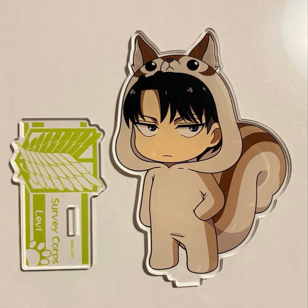 Used Attack on Titan Levi Animarukko Acrylic Stand