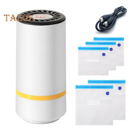 

Машина для запечатывания Портативный ручной вакуумный упаковщик Насос для работы одним нажатием Компактный электрический насос для вакуумного упаковщика белый
