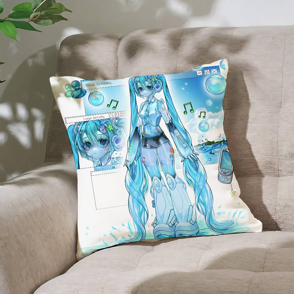 CuteFrutiger Aero Arts Customizable Square Pillowcases Stylish And Soft Perfect For Beds Cars And Sofas