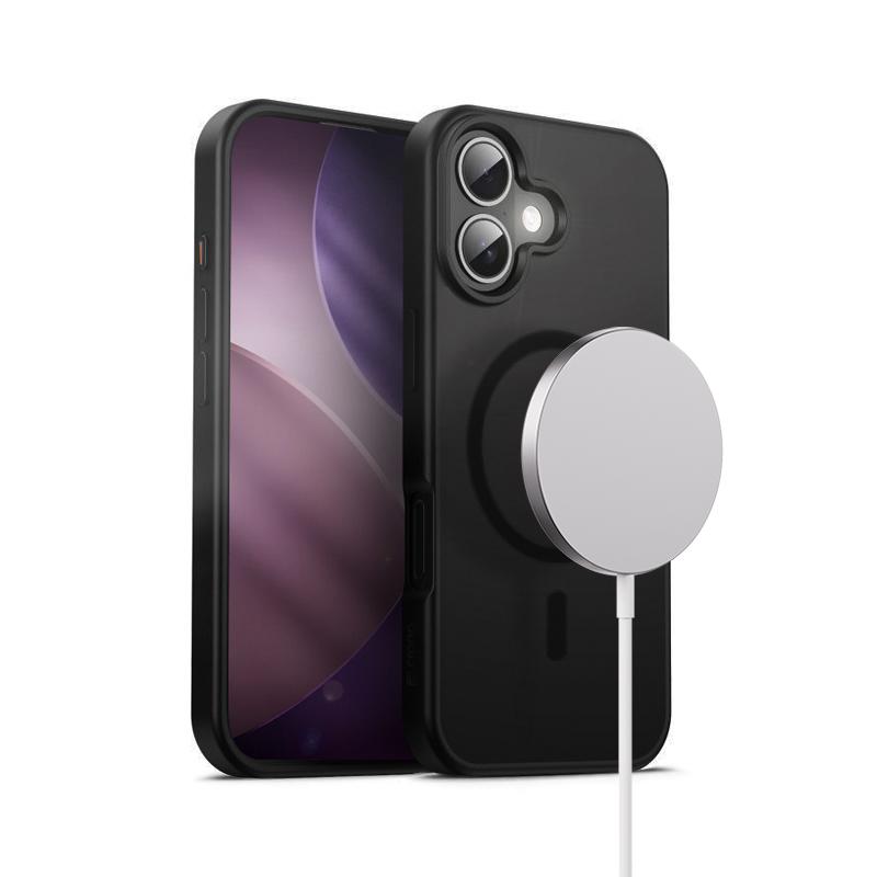 Crong Color Cover Magnetic - MagSafe iPhone Air Case (Black)