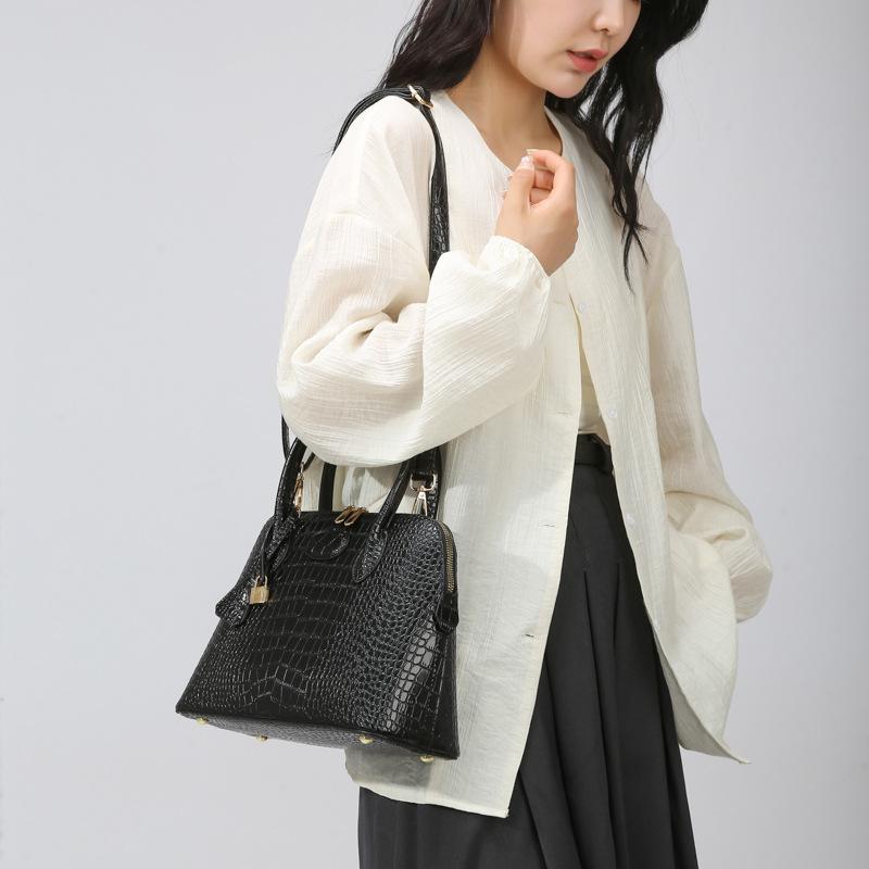 Damen Tasche Krokodilmuster Umhängetasche Handtasche Neu Einfach Mode Trend Textur Umhängetasche