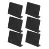 20pcs Mini Chalkboard Set Easy Write Erase Display Black Chalkboard Signs with Pen for Wedding Nail Salon