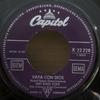 7inch Record NAT KING COLE RALPH CARMICHAEL ORC  Vaya Con Dios  Solamente Una Vez K22228 Capitol Records Germany Jazz Used