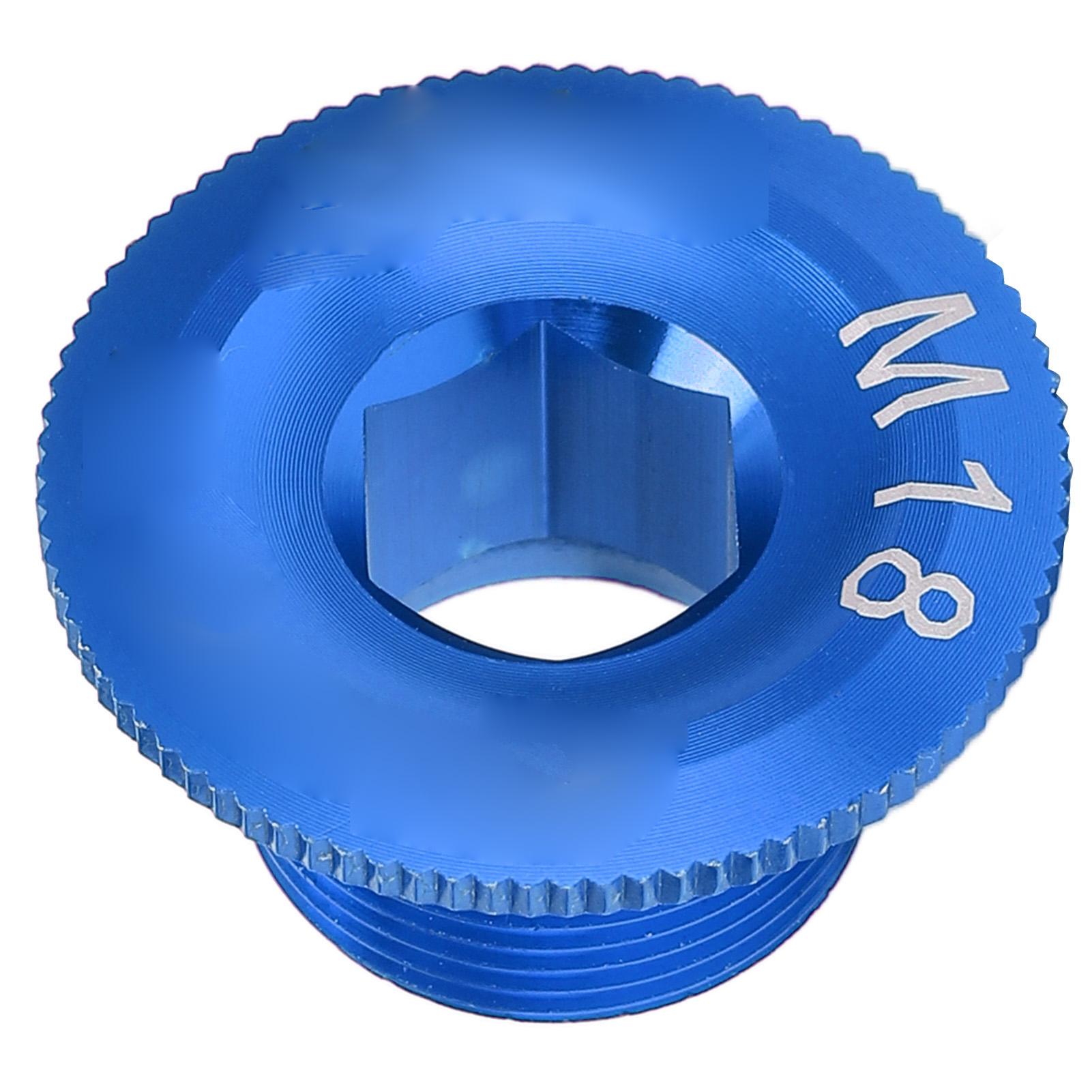 

CANSUCC M18 Mountain Bike Crank Cover Screws Rustproof Bicycle Crankset Arm Fixing ScrewBlack Blue синий