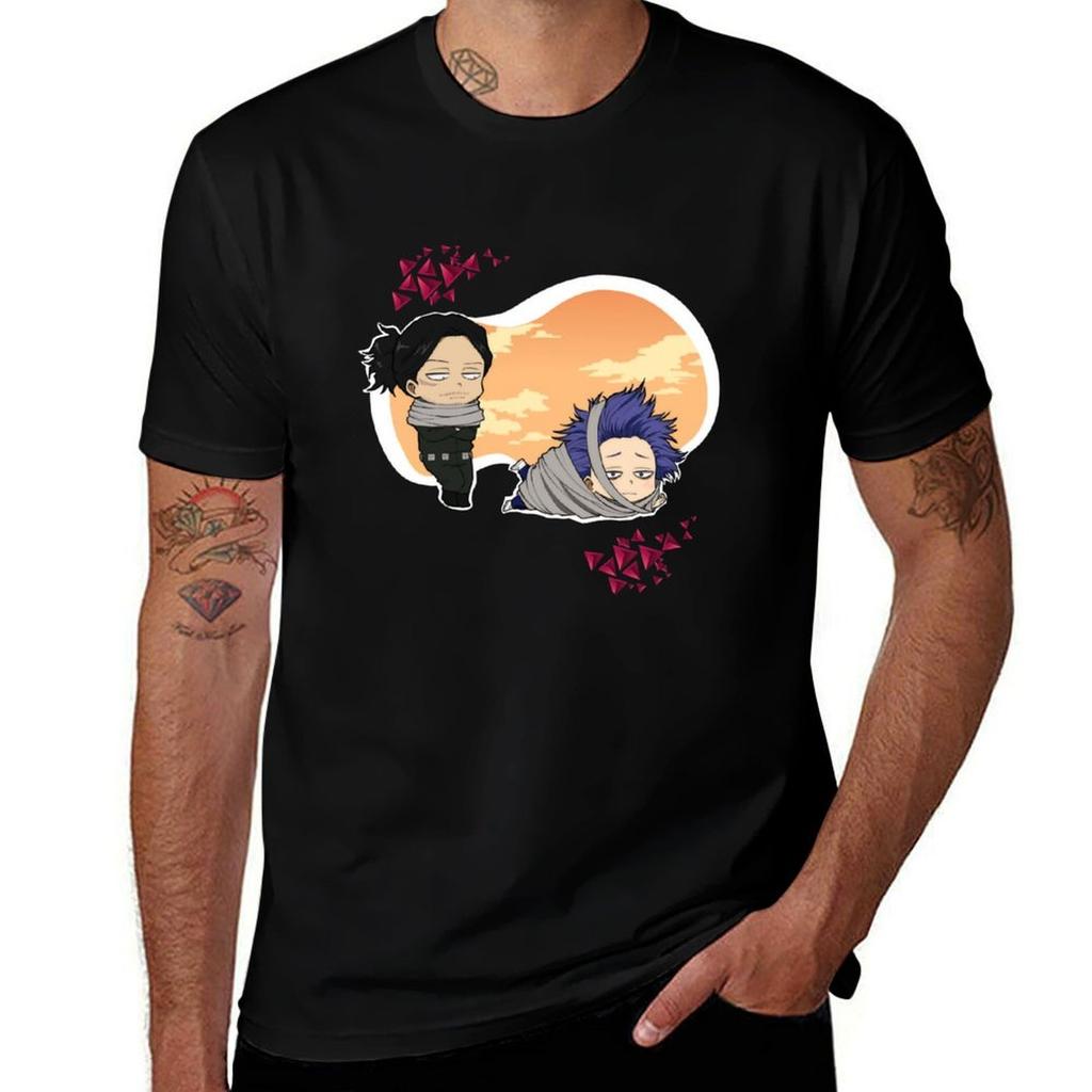 Aizawa And Shinso Tshirt Athletic Fit Sports Short Sleeve Top Tshirt