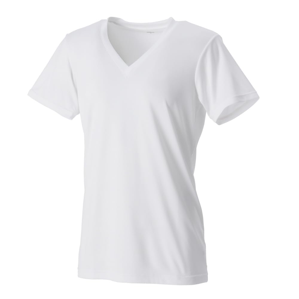 Inner Shirt Short Quick Dry White [Mizuno] (3-piece Set) V-neck, Sleeve, Undershirt, Quick-drying, Underwear, Men's