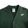 Nike V-Neck Stylish Solid Color Long Sleeve Kids Tops Grass-Green NY2442299PS-003