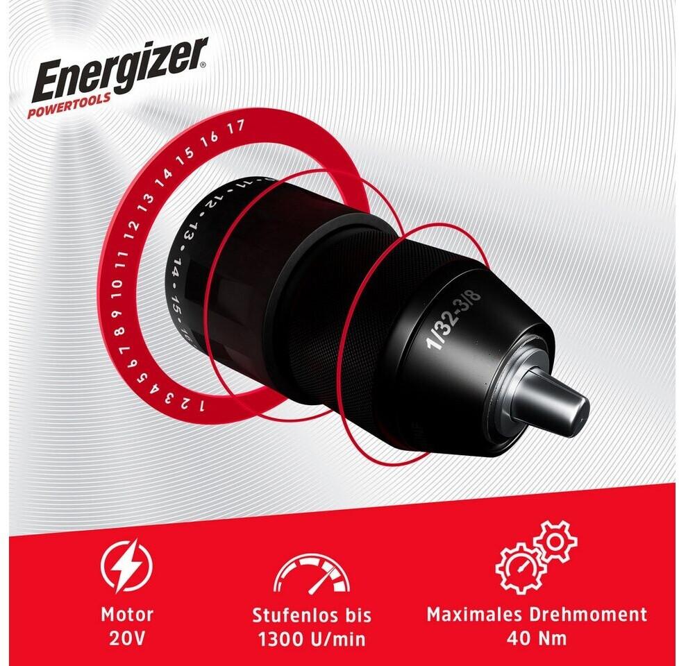 Дрель-шуруповёрт Energizer 3DR030 20V, 40Nm, бесщеточный Motor (3DR030)